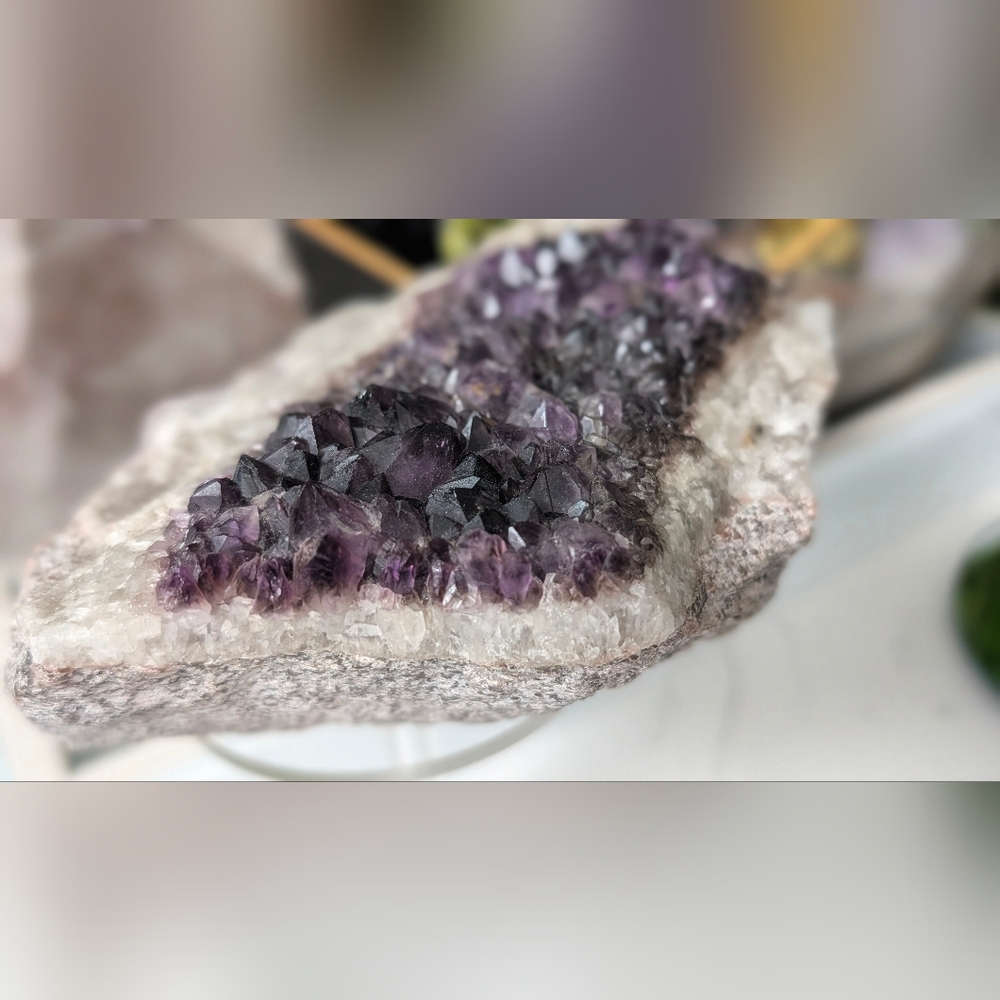 Thunder Bay Black Amethyst Crystal Cluster